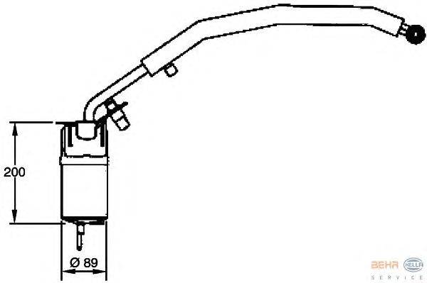 Осушитель, кондиционер HELLA 8FT 351 335-081