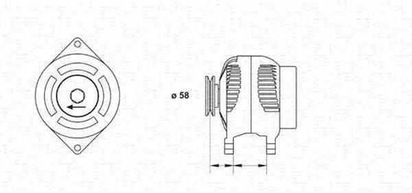 Генератор MAGNETI MARELLI 943346053010