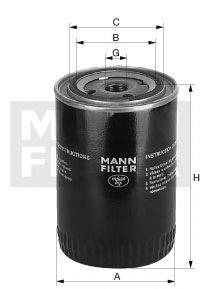 Фильтр для охлаждающей жидкости MANN-FILTER WA9409