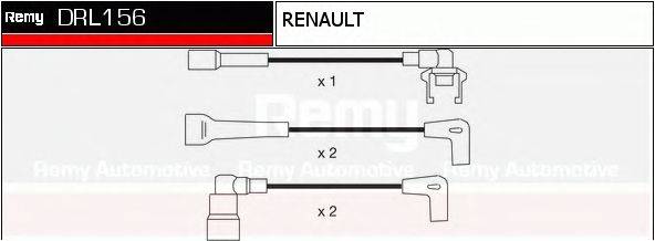 Комплект проводов зажигания DELCO REMY DRL156