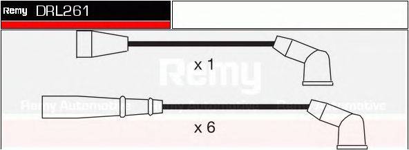 Комплект проводов зажигания DELCO REMY DRL261