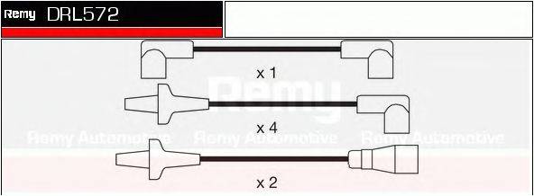 Комплект проводов зажигания DELCO REMY DRL572