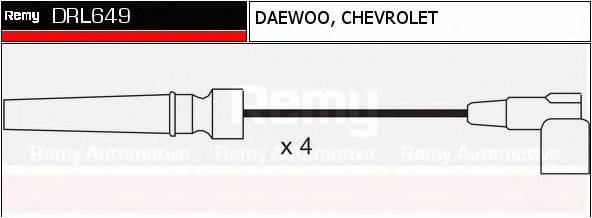 Комплект проводов зажигания DELCO REMY DRL649