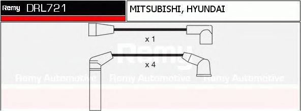 Комплект проводов зажигания DELCO REMY DRL721