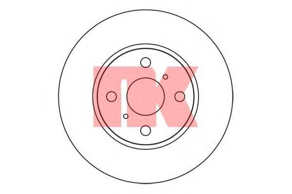 Тормозной диск NK 2045134