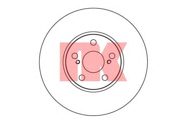 Тормозной диск NK 204595