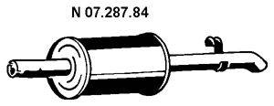 Глушитель выхлопных газов конечный TESH 220258