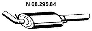 Глушитель выхлопных газов конечный TESH 230285
