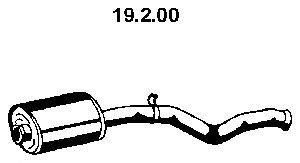 Предглушитель выхлопных газов EBERSPÄCHER 19200