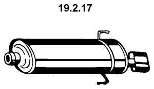 Глушитель выхлопных газов конечный EBERSPÄCHER 19217