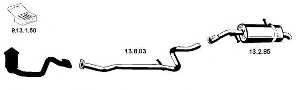 Система выпуска ОГ EBERSPÄCHER 222293