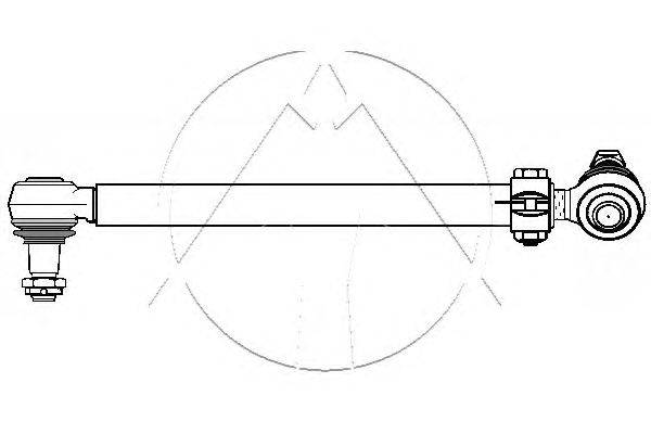 Продольная рулевая тяга SIDEM 44537