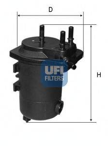 Топливный фильтр UFI 2405100