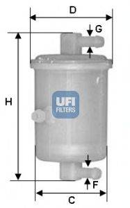 Топливный фильтр UFI 31.017.01