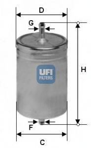 Топливный фильтр UFI 3158300