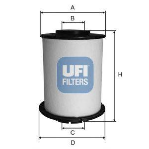 Топливный фильтр UFI 2603300