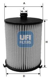 Топливный фильтр UFI 2607300