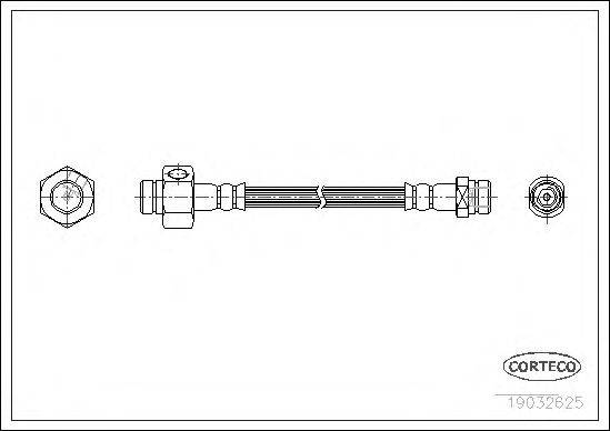 Тормозной шланг ROULUNDS RUBBER 73392