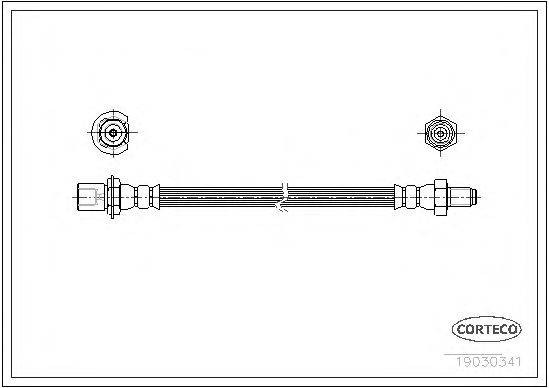 Тормозной шланг ROULUNDS RUBBER 73378