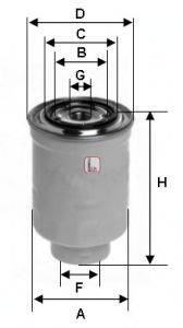 Топливный фильтр SOFIMA S4393NR