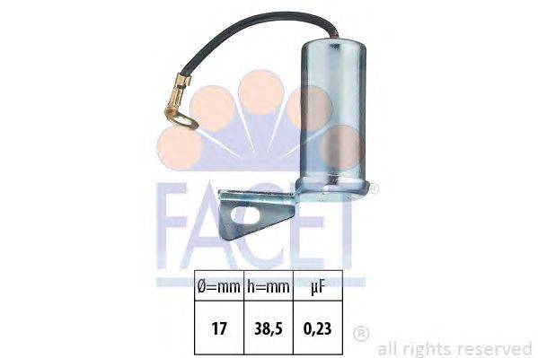 Конденсатор, система зажигания FACET 0.0326