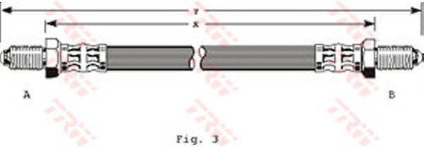 Тормозной шланг TRW PHC115