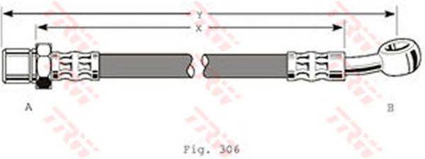 Тормозной шланг TRW PHD192