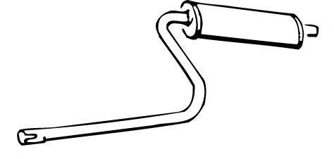 Средний глушитель выхлопных газов WALKER 15942