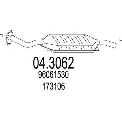Катализатор MTS 04.3062