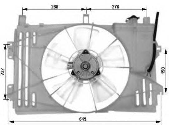 Вентилятор, охлаждение двигателя 4SEASONS 330016