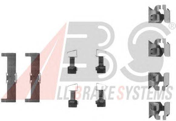 Комплектующие, колодки дискового тормоза A.B.S. 1034Q
