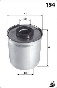 Топливный фильтр MECAFILTER ELG5514