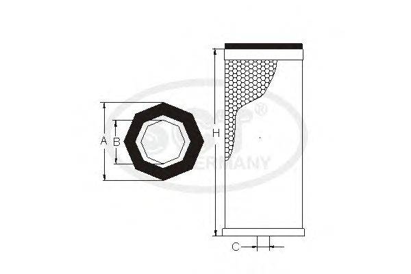 Воздушный фильтр SCT Germany SB 3139