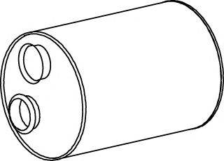 Средний / конечный глушитель ОГ DINEX 21381