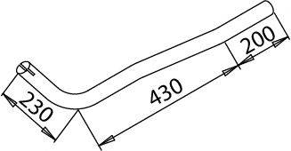 Труба выхлопного газа DINEX 51296