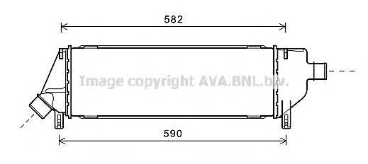 Интеркулер AVA QUALITY COOLING DN4360