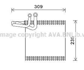 Испаритель, кондиционер AVA QUALITY COOLING FDV493