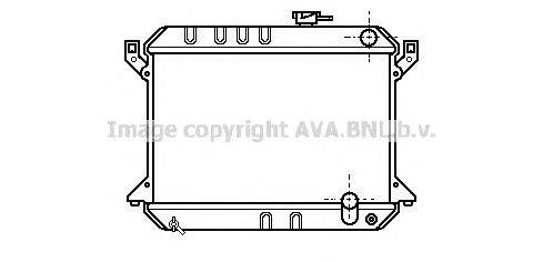 Радиатор, охлаждение двигателя AVA QUALITY COOLING HD2029