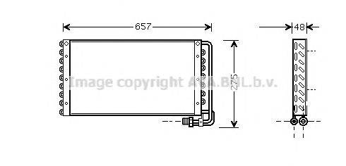 Конденсатор, кондиционер AVA QUALITY COOLING MN5031