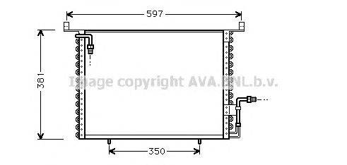 Конденсатор, кондиционер AVA QUALITY COOLING MS5194