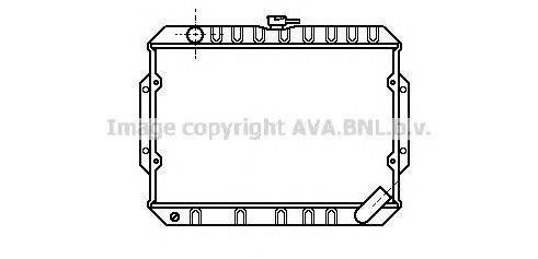 Радиатор, охлаждение двигателя AVA QUALITY COOLING MT2070