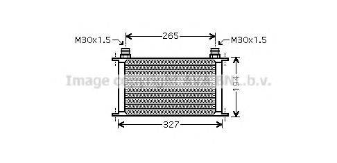 масляный радиатор, двигательное масло AVA QUALITY COOLING RE3063