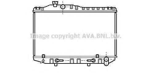 Радиатор, охлаждение двигателя AVA QUALITY COOLING TO2121