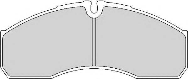 Комплект тормозных колодок, дисковый тормоз BERAL 29161