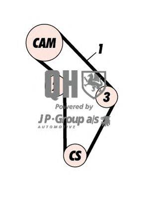 Комплект ремня ГРМ JP GROUP QBK290