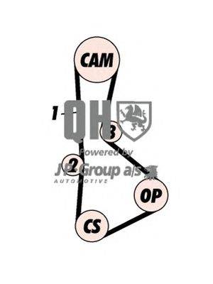 Комплект ремня ГРМ JP GROUP QBK367
