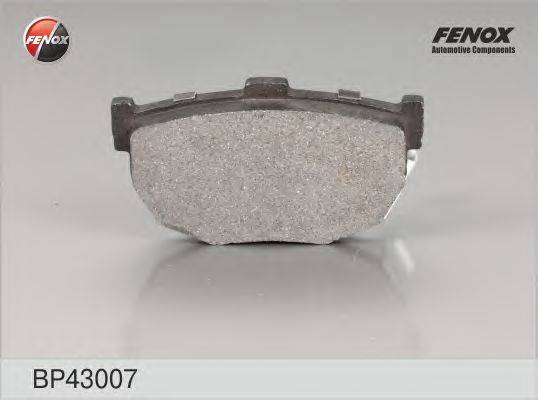 Комплект тормозных колодок, дисковый тормоз FENOX BP43007