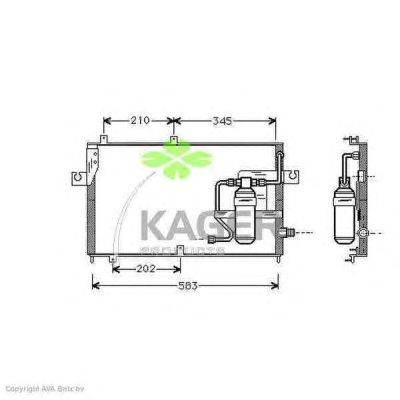 Конденсатор, кондиционер KAGER 94-5841