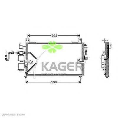 Конденсатор, кондиционер KAGER 94-5897