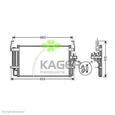 Конденсатор, кондиционер KAGER 94-5960